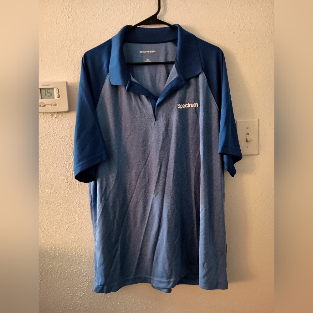 Sport-Tek Spectrum Two-Tone Blue Polo Shirt